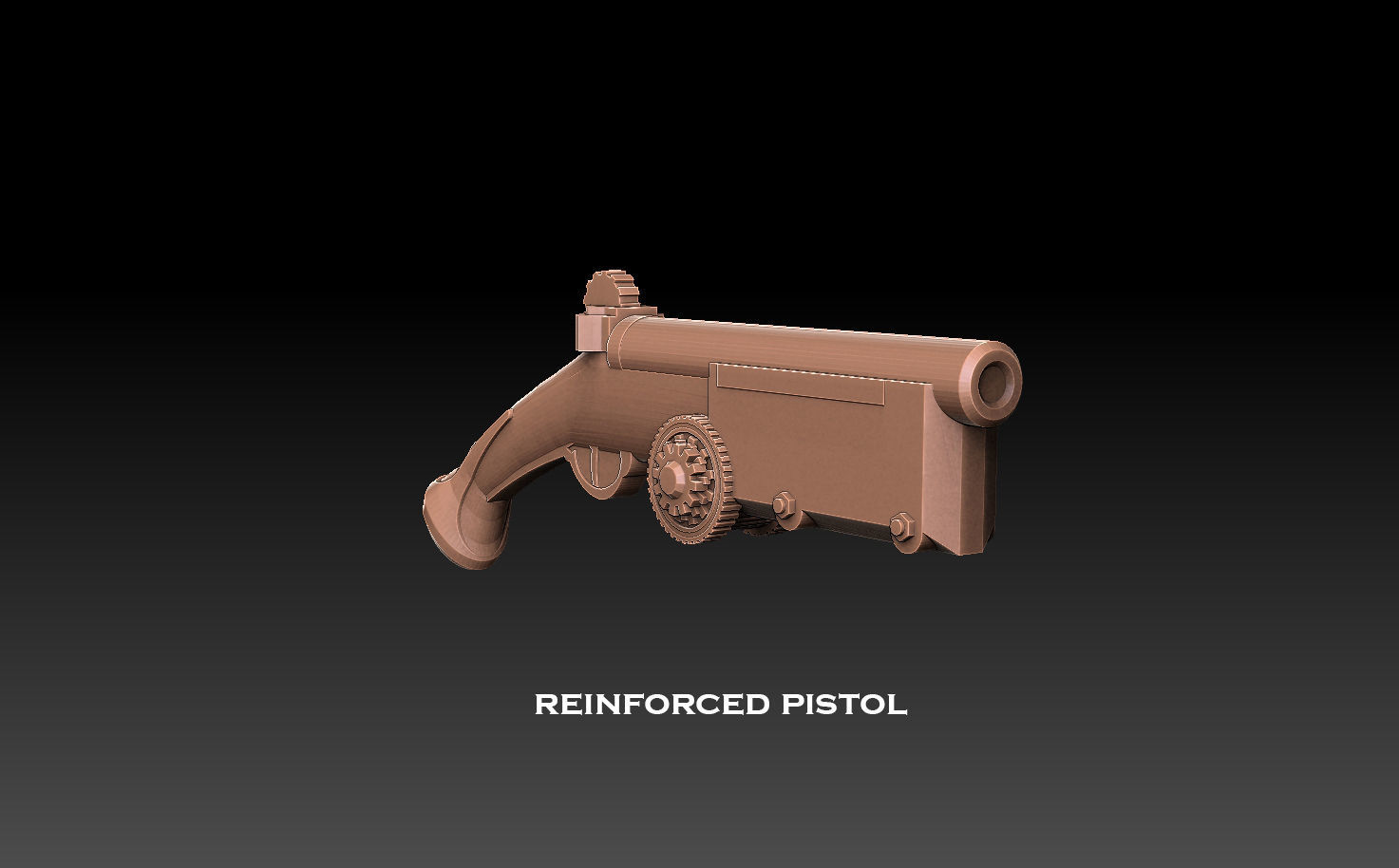 Steampunk Pistols Megapack 3D print model_33