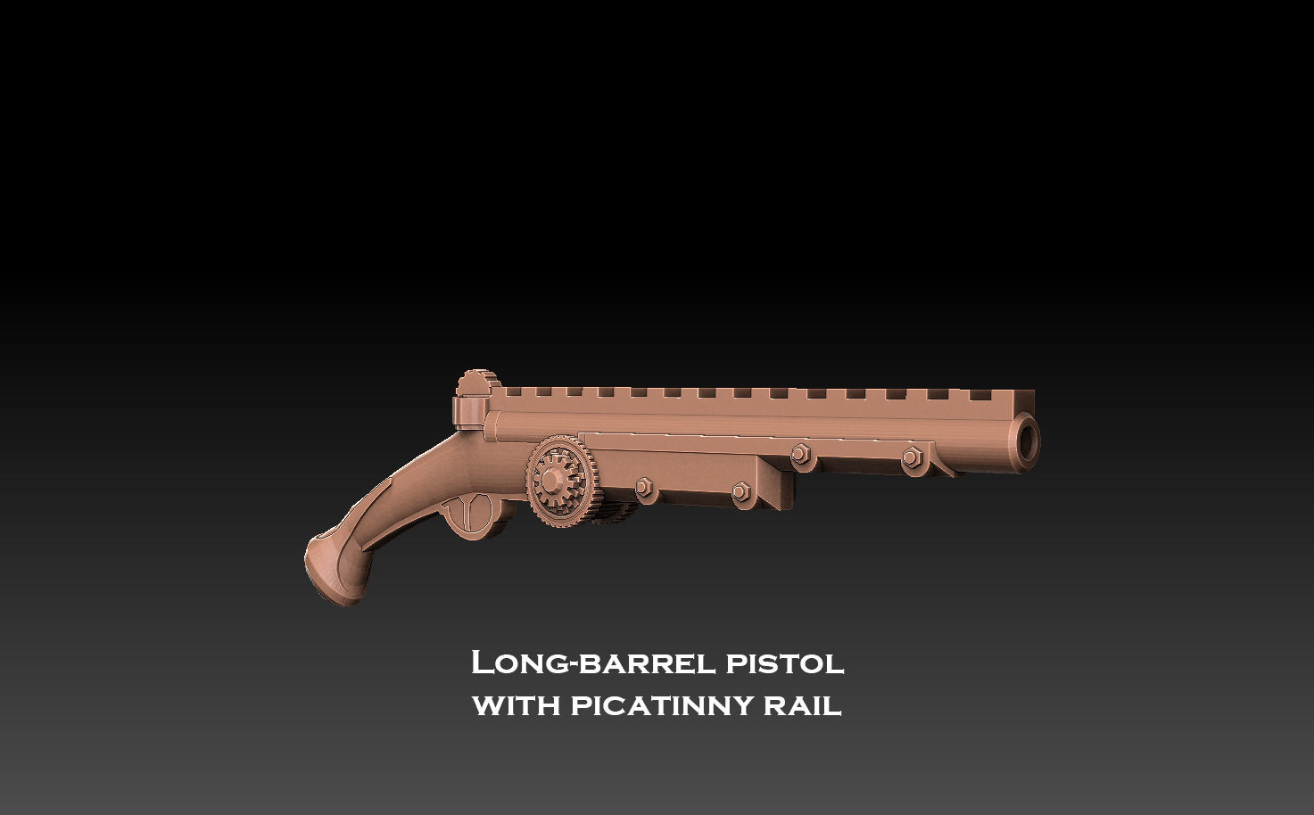 Steampunk Pistols Megapack 3D print model_15