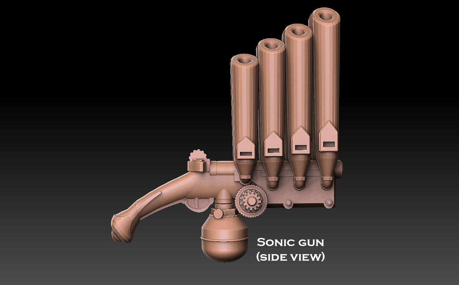 Steampunk Pistols Megapack 3D print model_25