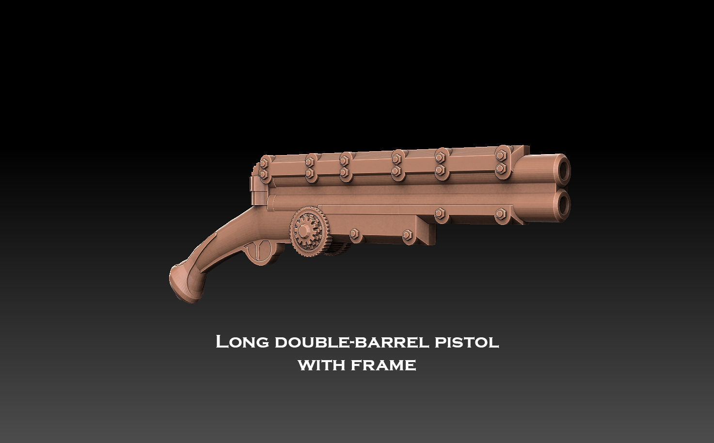 Steampunk Pistols Megapack 3D print model_7