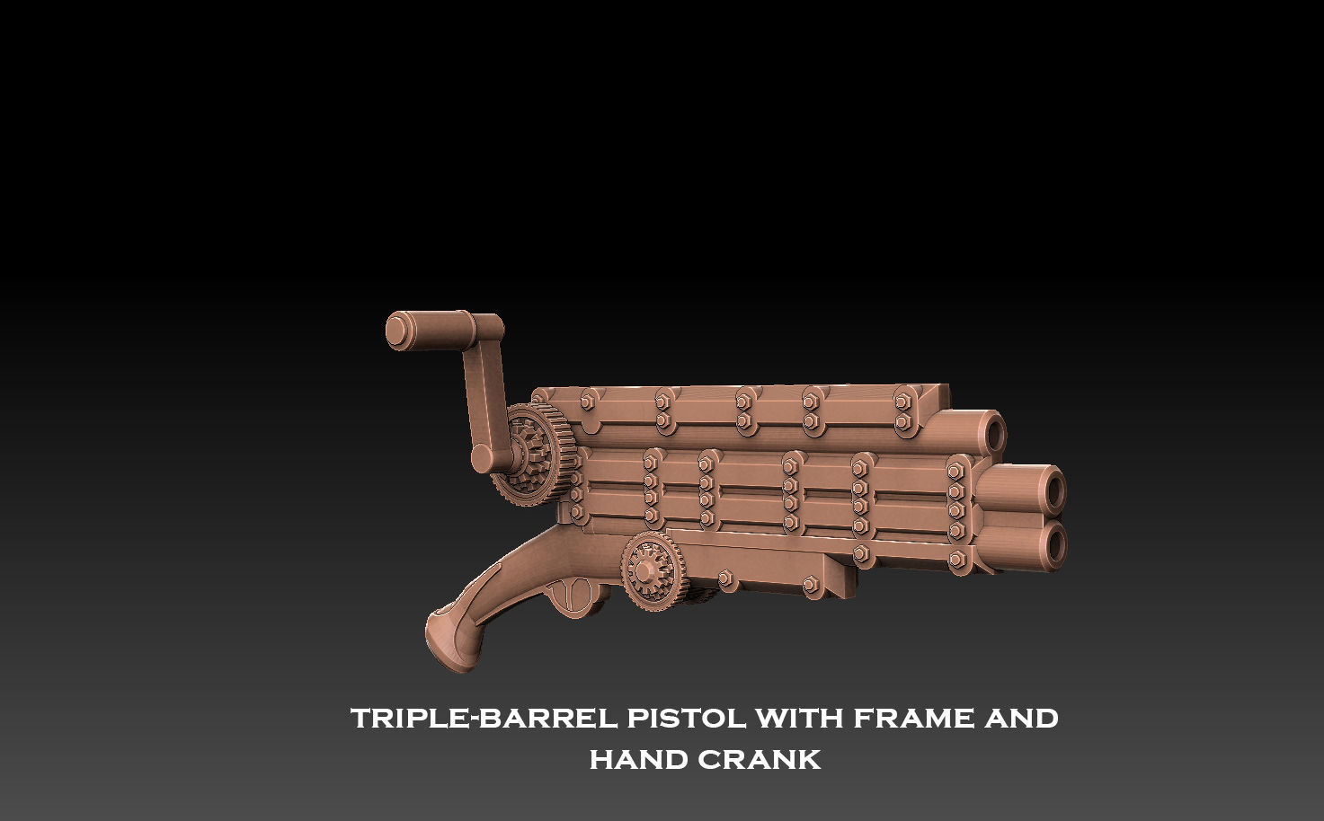 Steampunk Pistols Megapack 3D print model_27