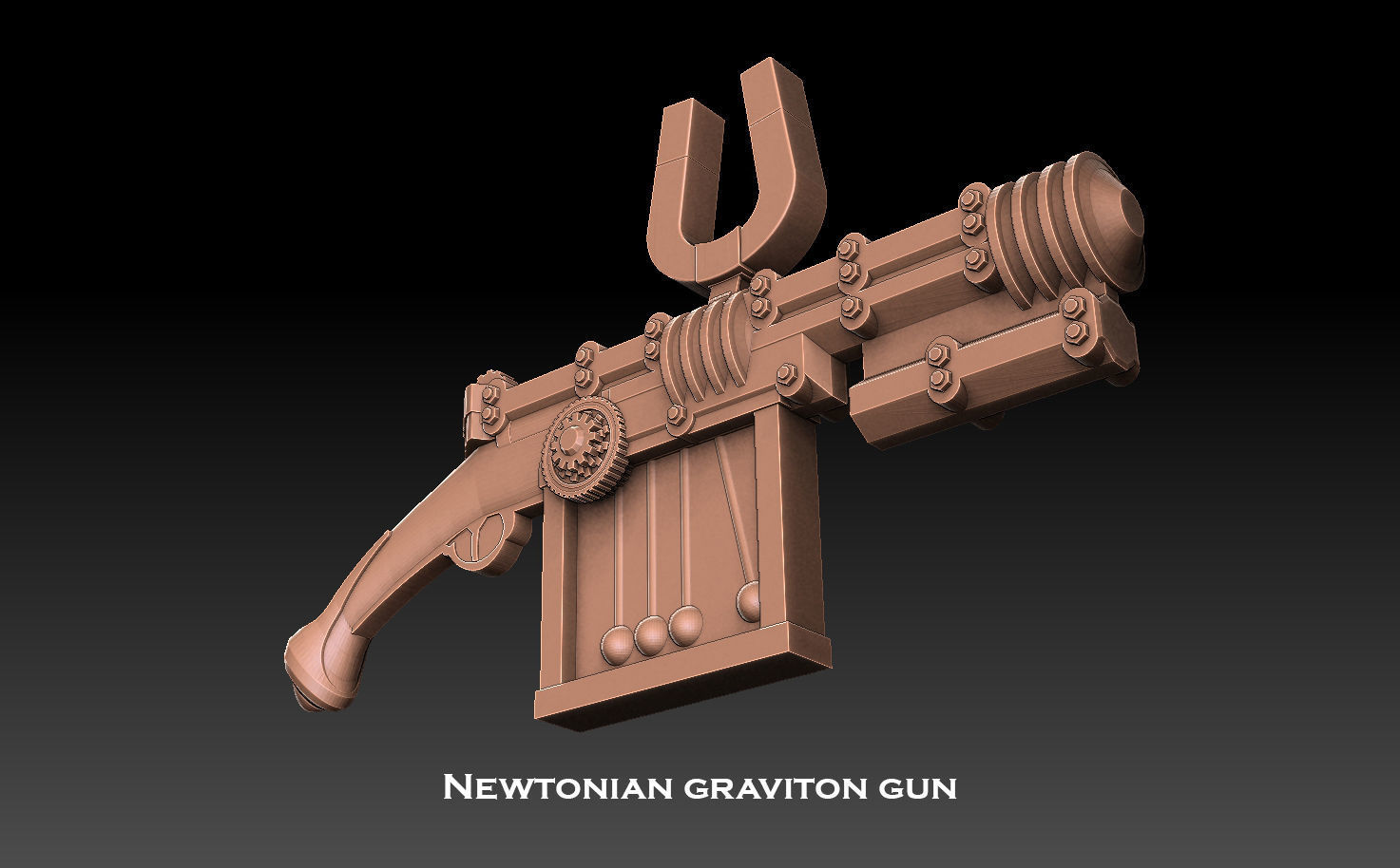 Steampunk Pistols Megapack 3D print model_20