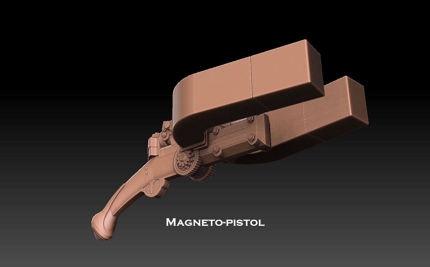 Steampunk Pistols Megapack 3D print model_19