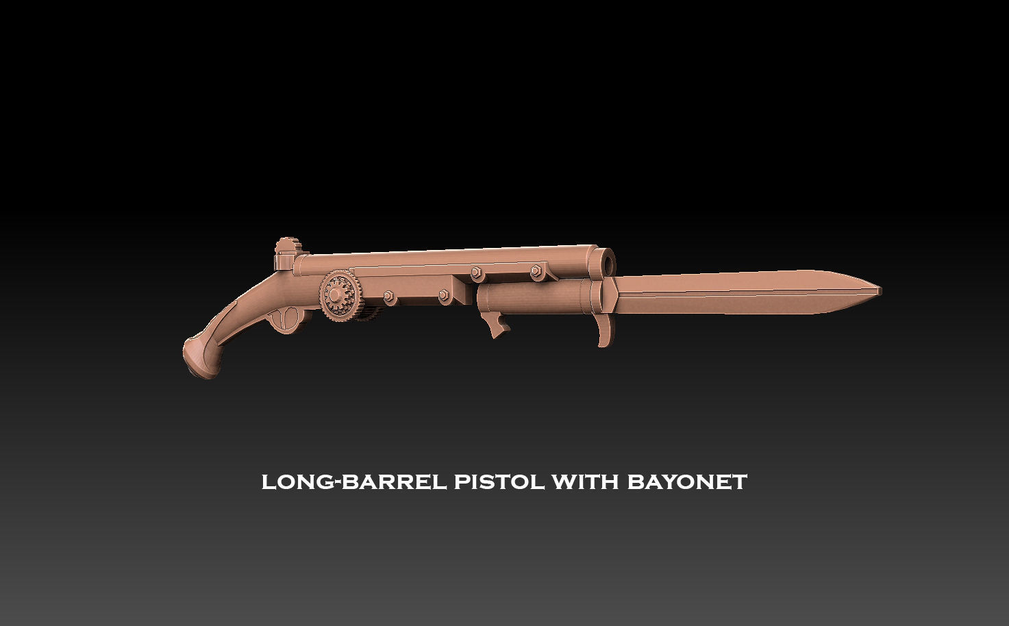 Steampunk Pistols Megapack 3D print model_5