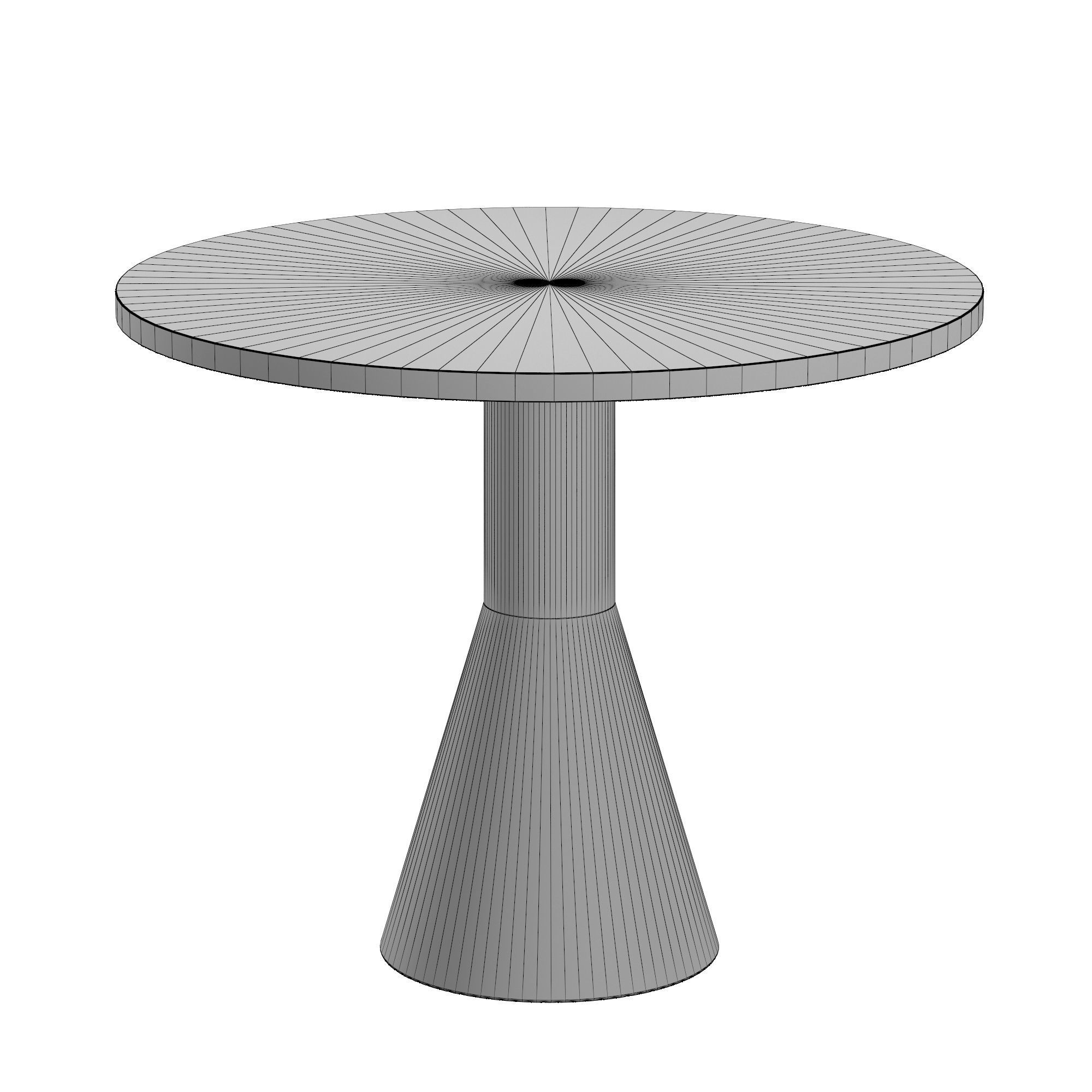 Draft dining table 3D model_5