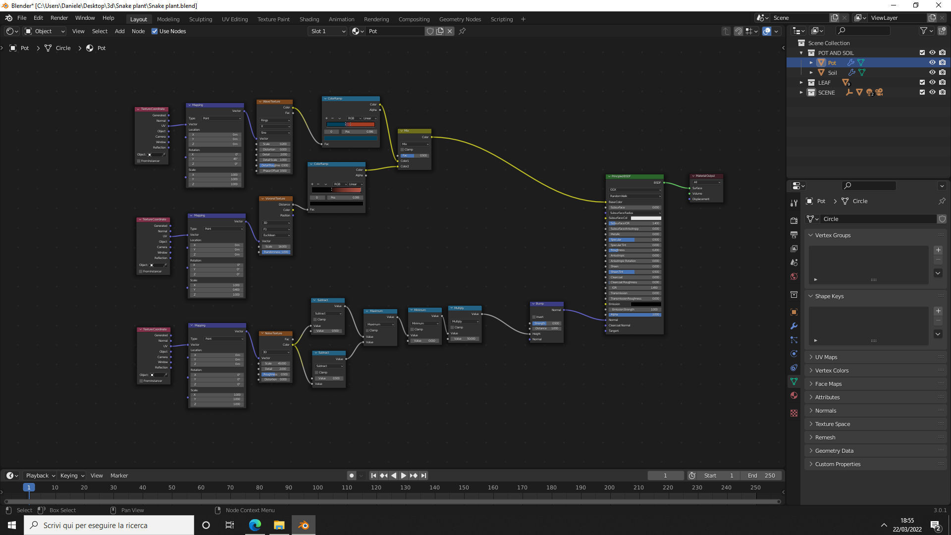Snake Plant 3D model_6