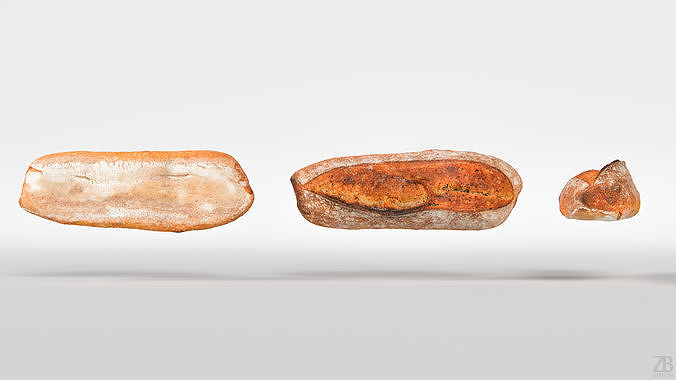 Bread 3D model 5