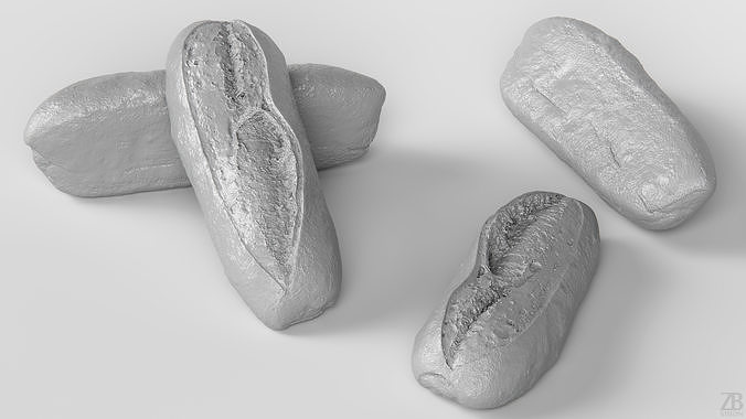 Bread 3D model 4