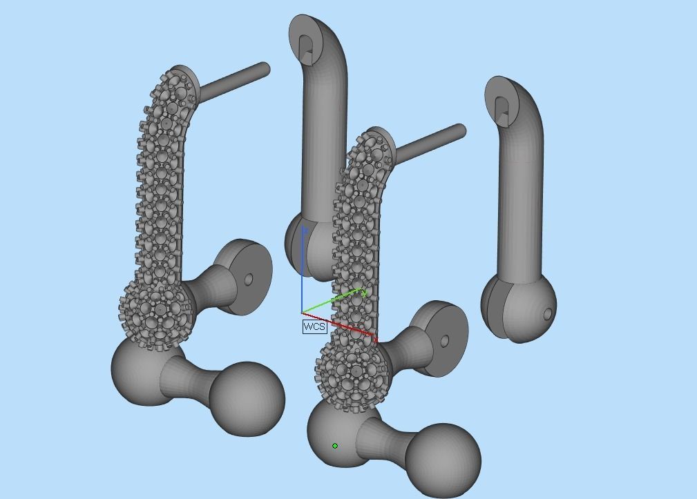 tiffany earrings with large links with bright diamonds 3D print model_39