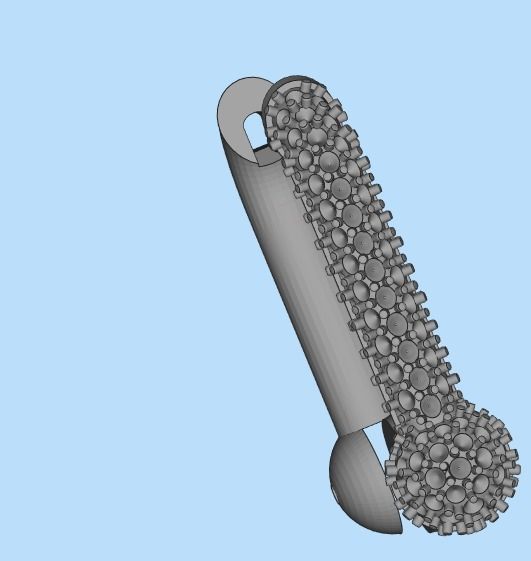 tiffany earrings with large links with bright diamonds 3D print model_42