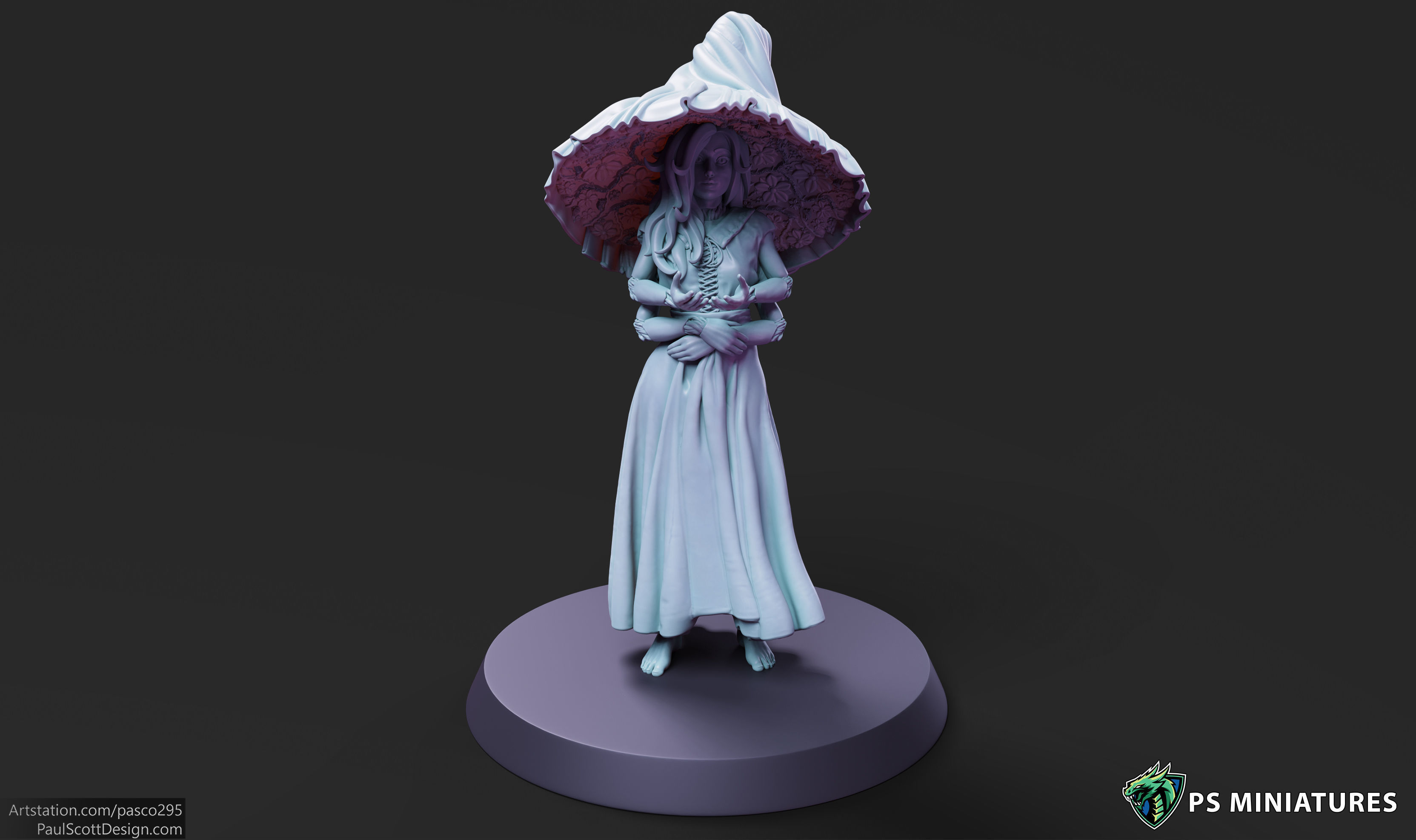 Fey Guide - 4 Variants and Pinup 3D print model_8