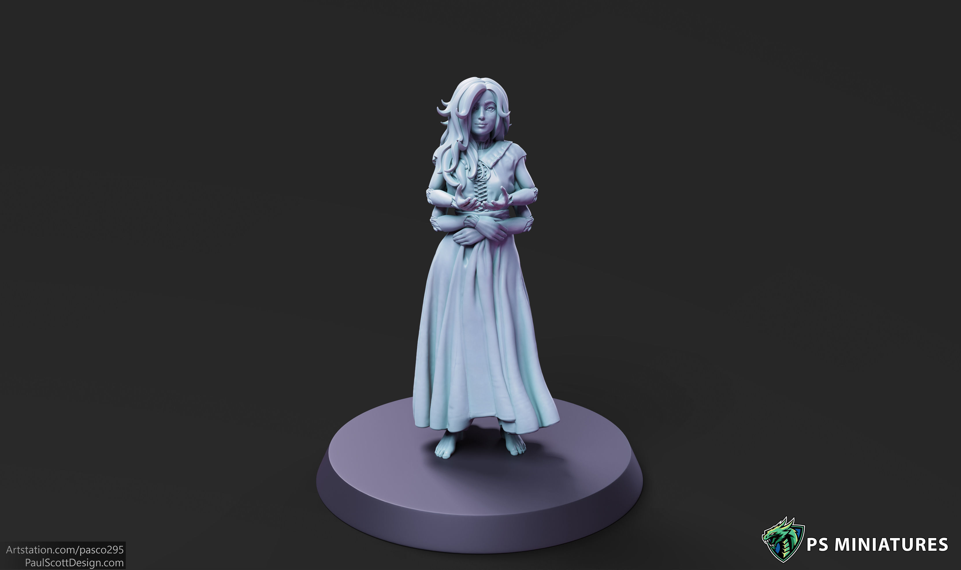 Fey Guide - 4 Variants and Pinup 3D print model_13