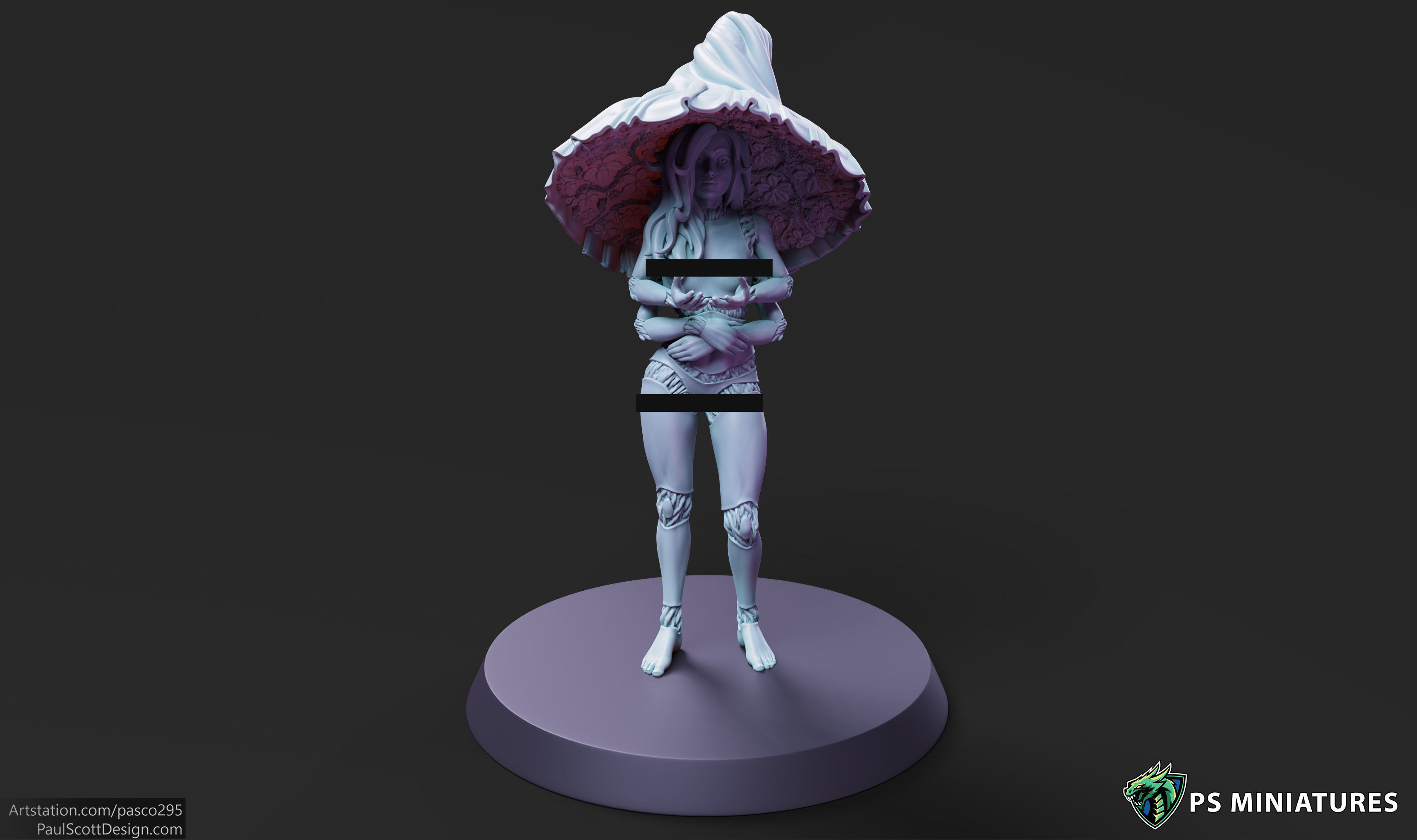 Fey Guide - 4 Variants and Pinup 3D print model_11