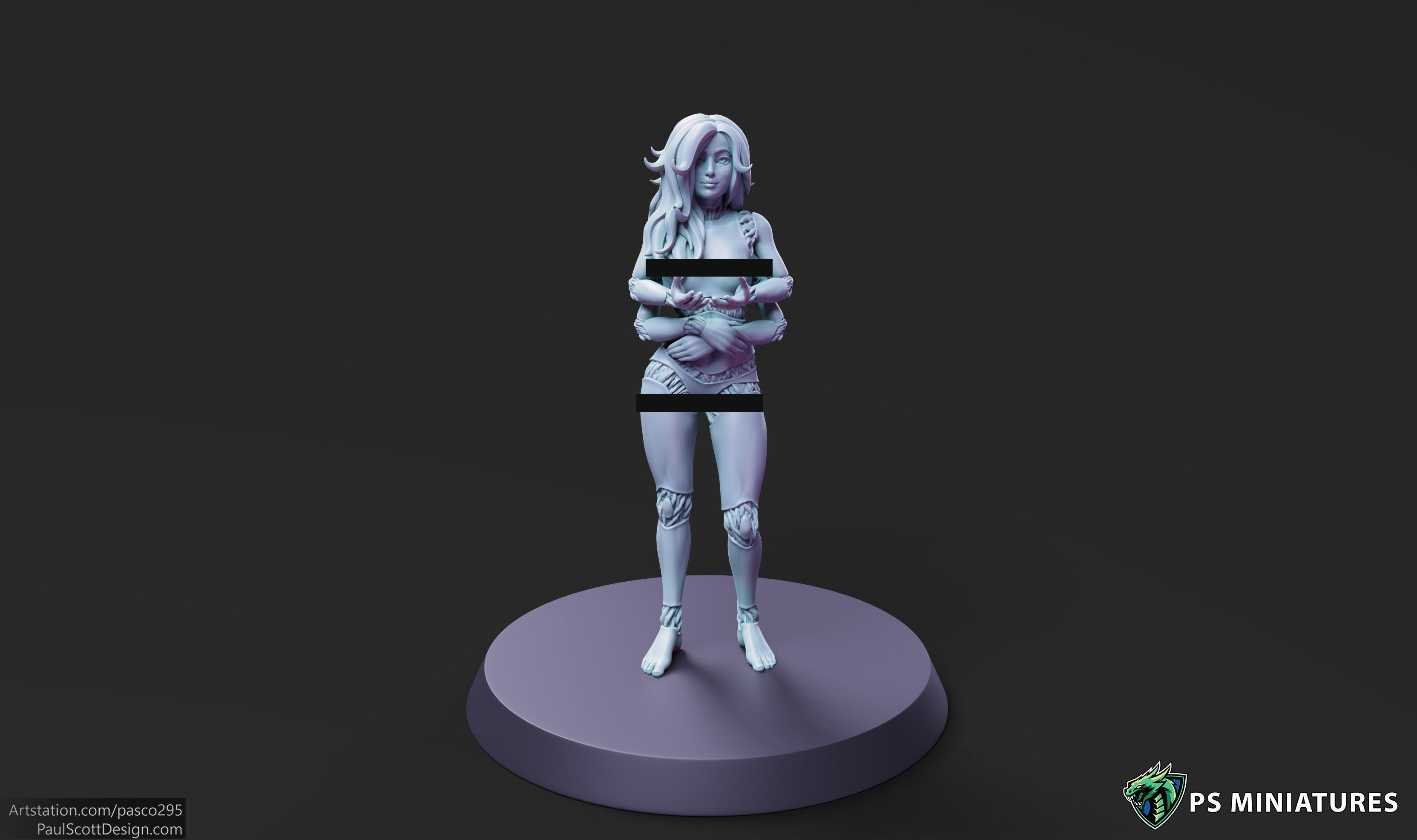 Fey Guide - 4 Variants and Pinup 3D print model_10