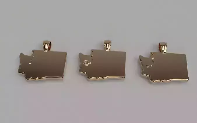 US State Flag Pendants - Washington