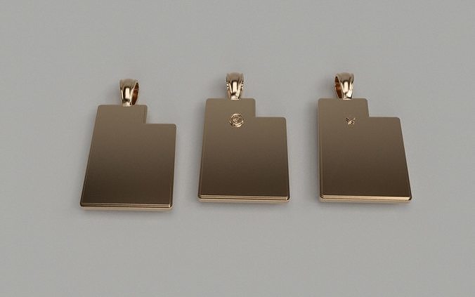 US State Flag Pendants - Utah 3D print model
