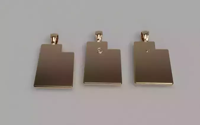 US State Flag Pendants - Utah 3D print model