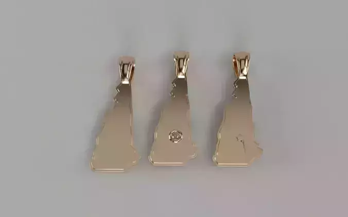 US State Flag Pendants - New Hampshire