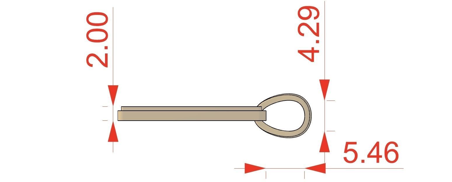 US State Flag Pendants - Alaska 3D print model_3