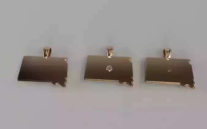 US State Flag Pendants - South Dakota