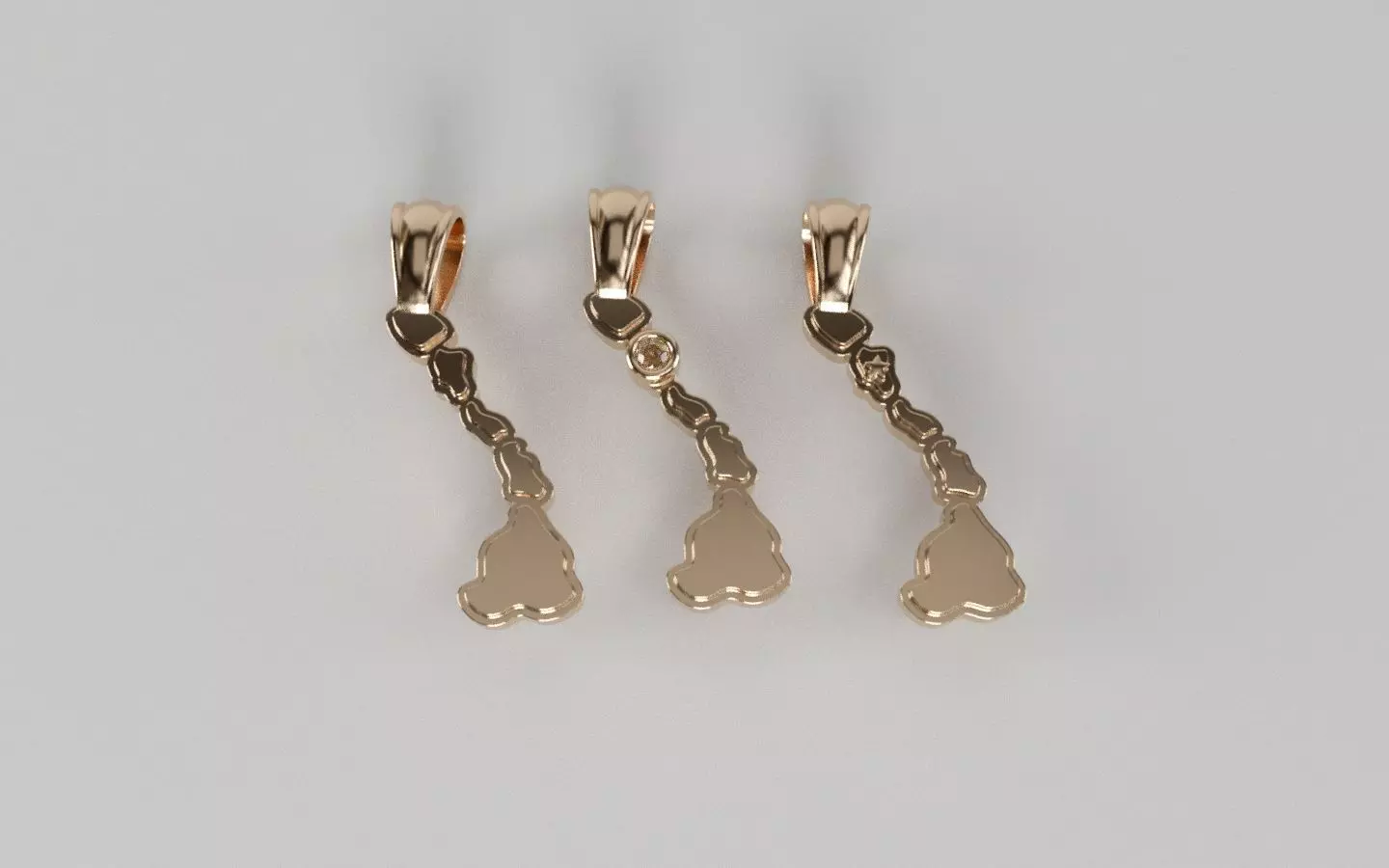 US State Pendants - Hawaii 3D print model