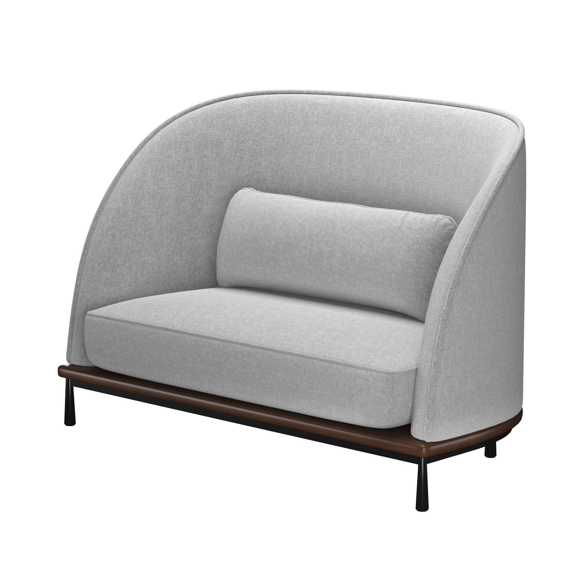 Arc sofa 3D model_2