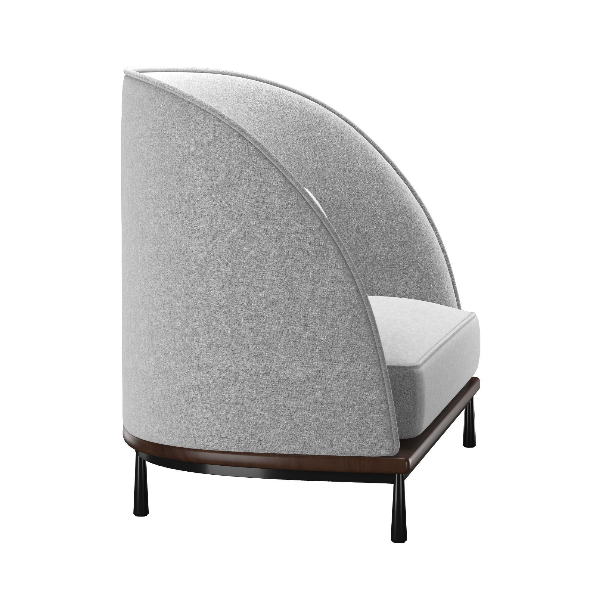 Arc sofa 3D model_3