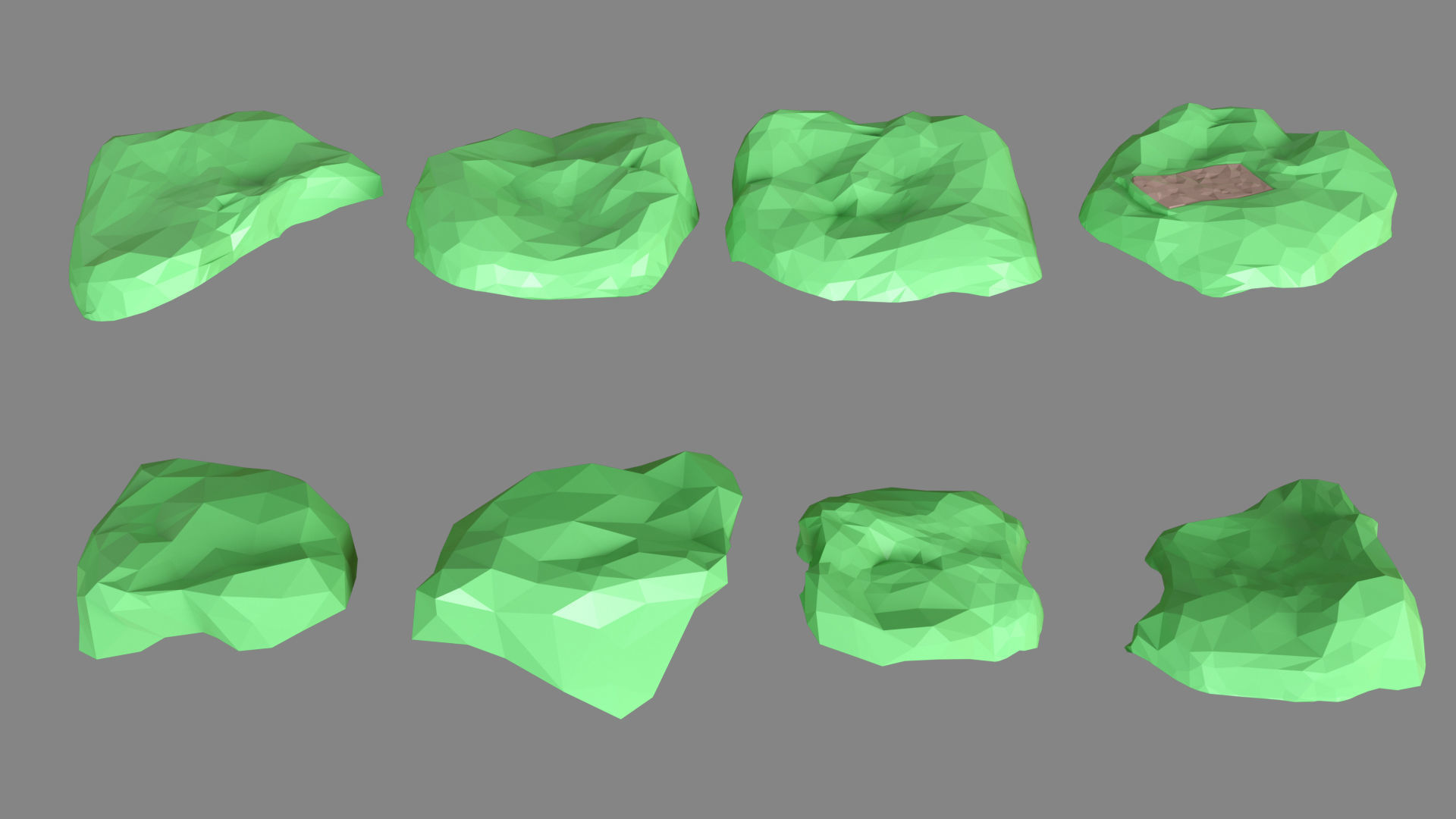 Village Low-poly 3D model_24