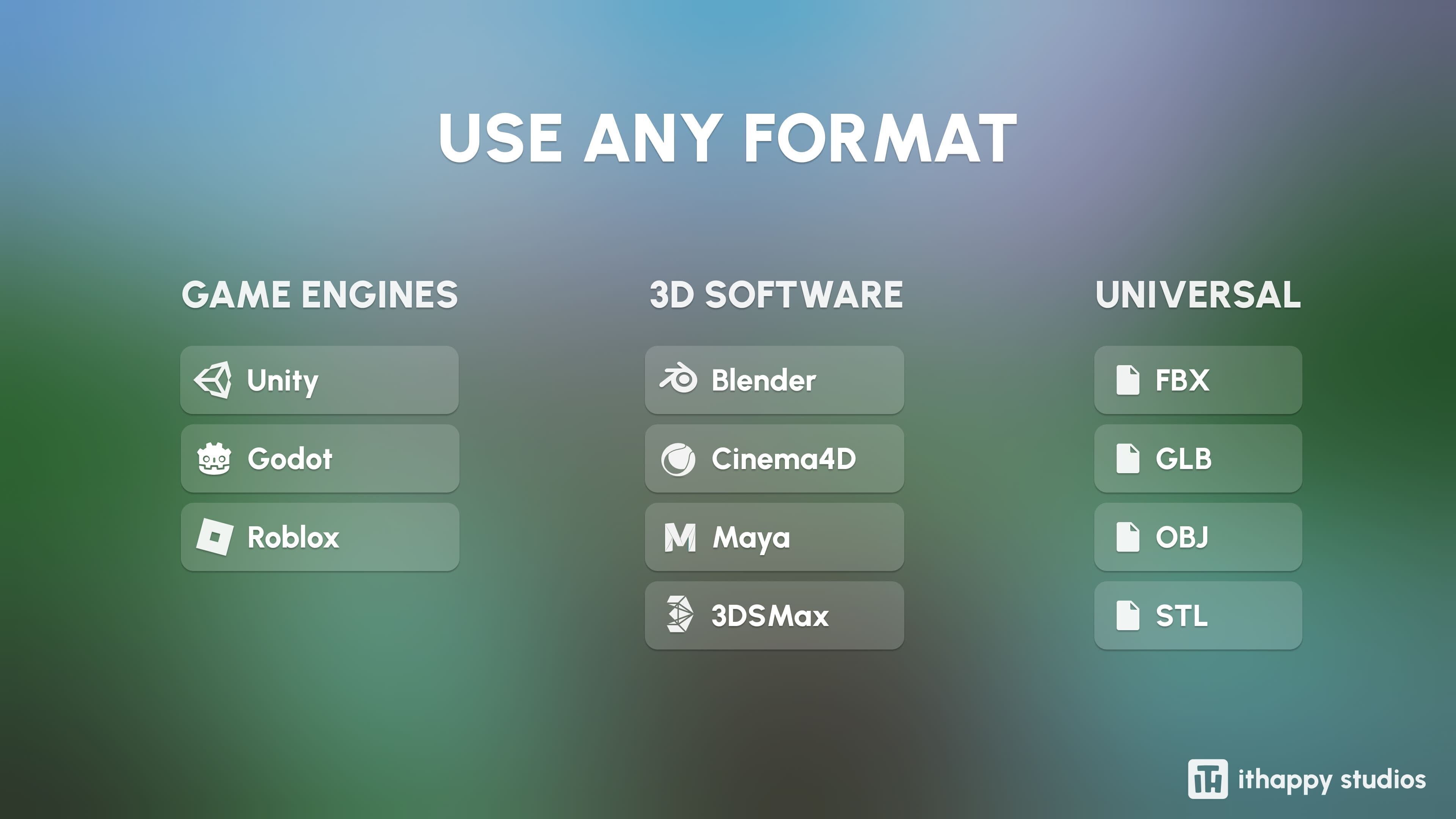 Village Low-poly 3D model_1