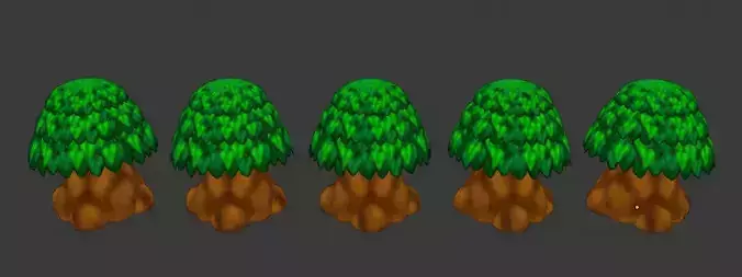 low polygon trees 