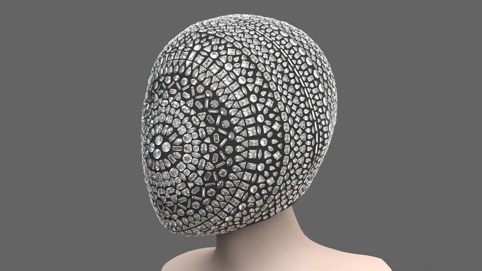 Margiela style Hood Mask Pack 3D Model Collection_3