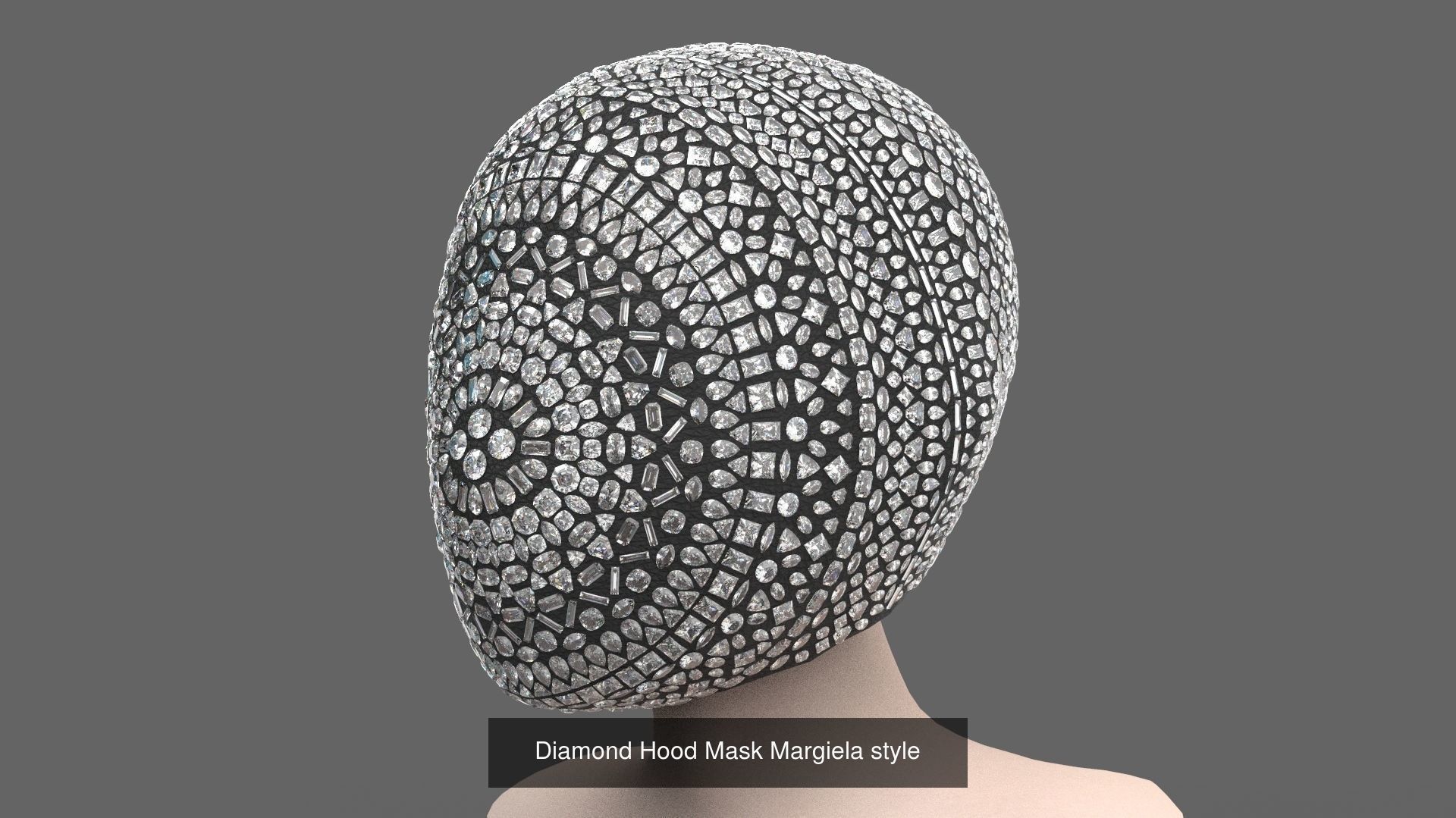 Margiela style Hood Mask Pack 3D Model Collection_1