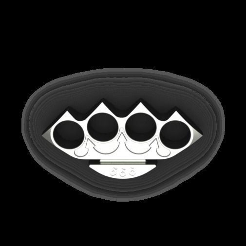 knuckleduster 01 3D print model_4