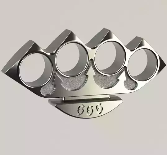knuckleduster 01 3D print model