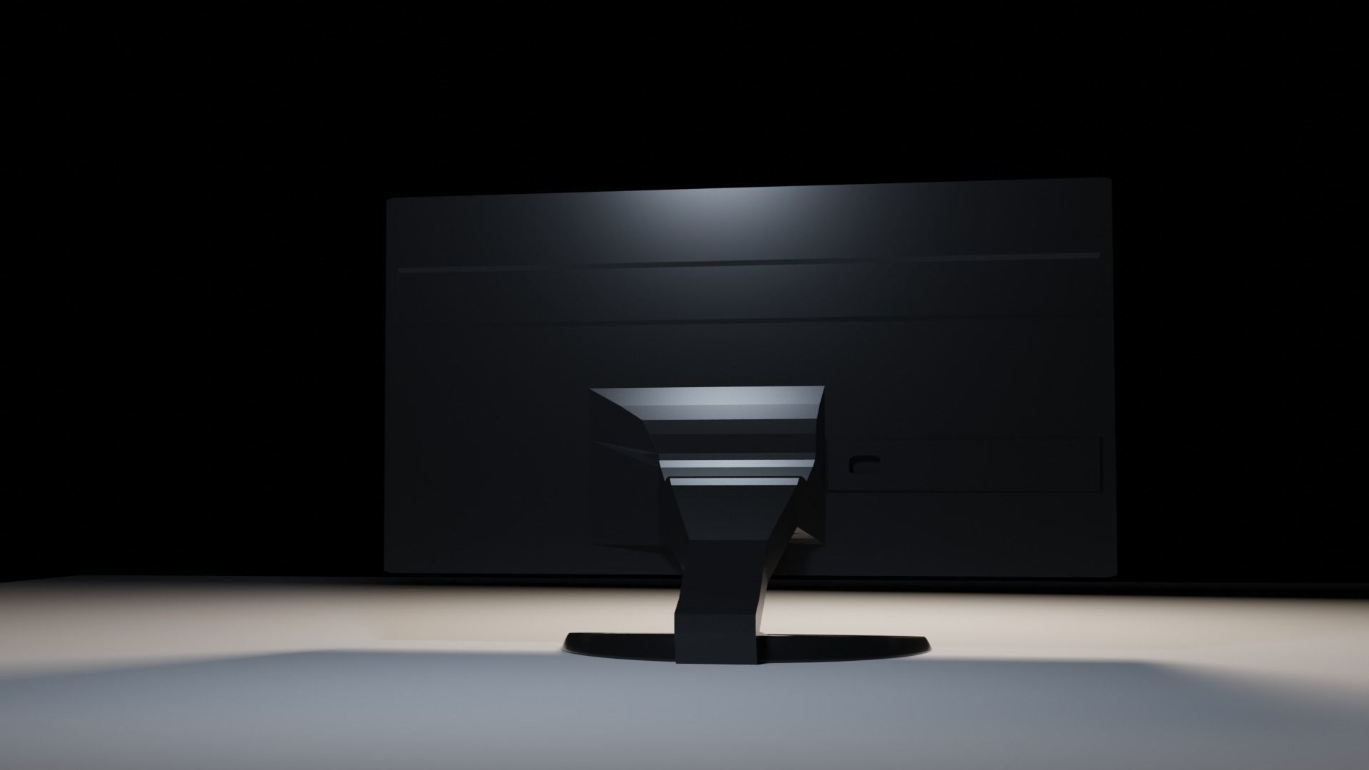 Simple Computer Monitor 3D model_1