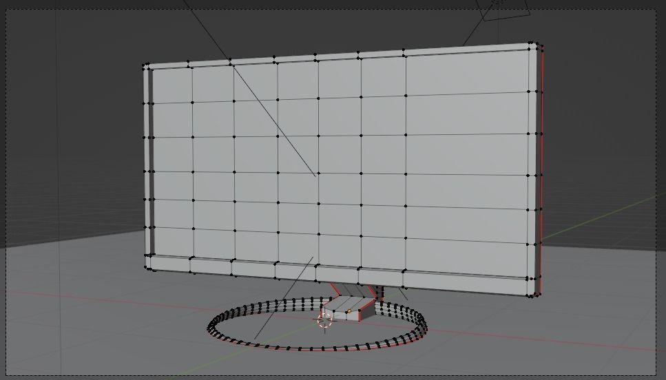 Simple Computer Monitor 3D model_4