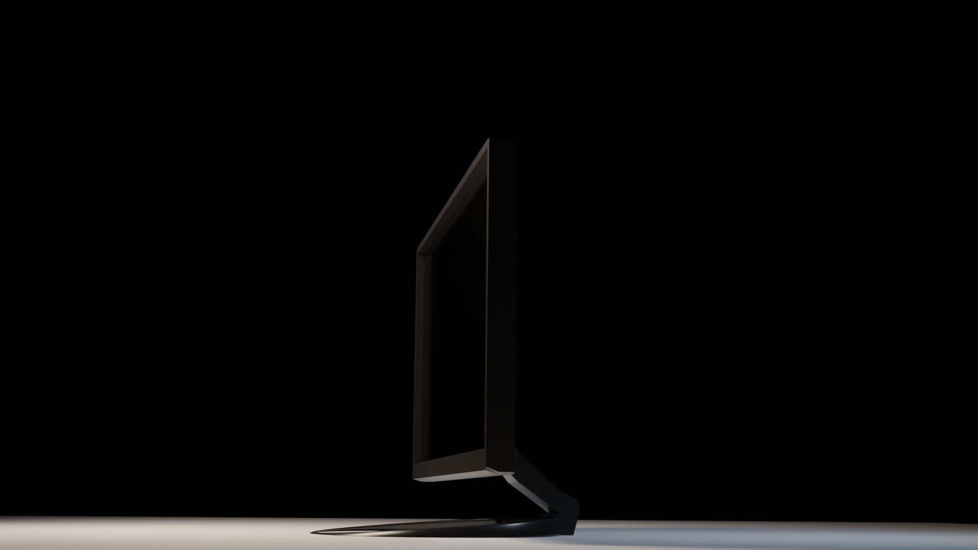 Simple Computer Monitor 3D model_2