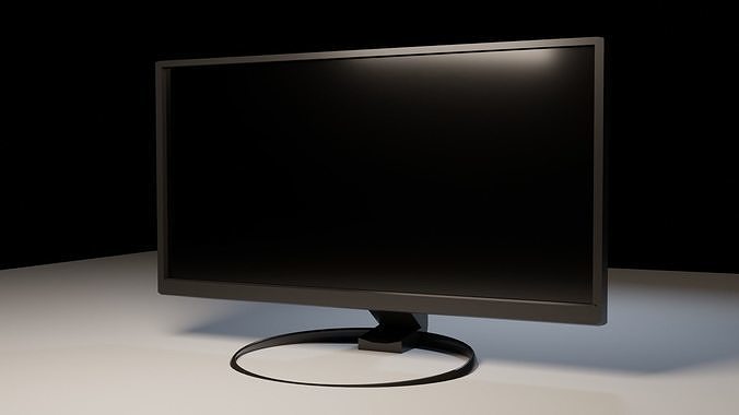 Simple Computer Monitor 3D model