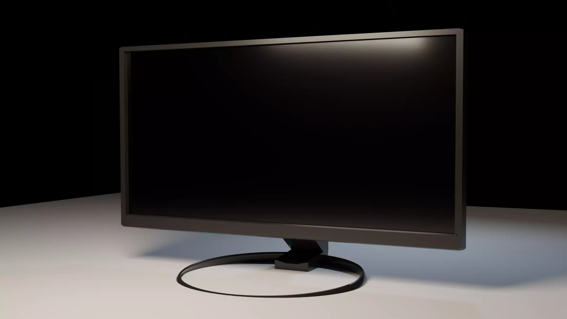 Simple Computer Monitor 3D model_0