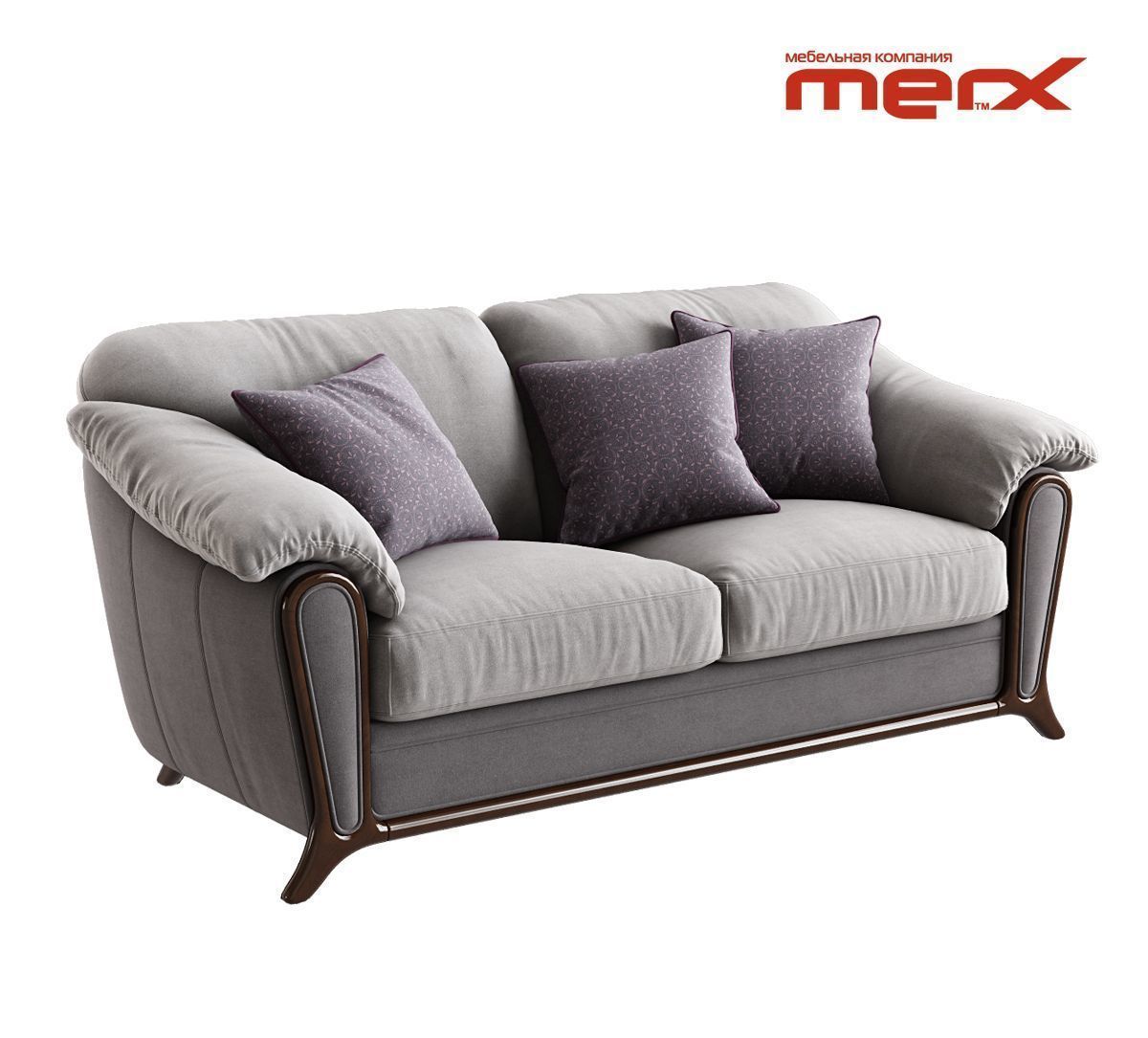 Sofa and Armchair Collection Low-poly 3D model_18