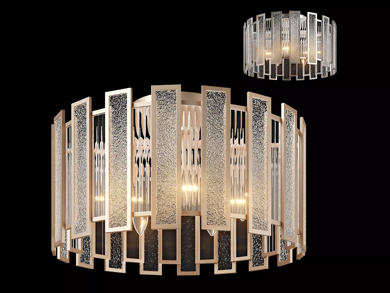 71205x Agave Lightstar Chandelier 3D model