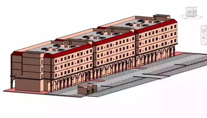 residential complex complete revit  project  P2