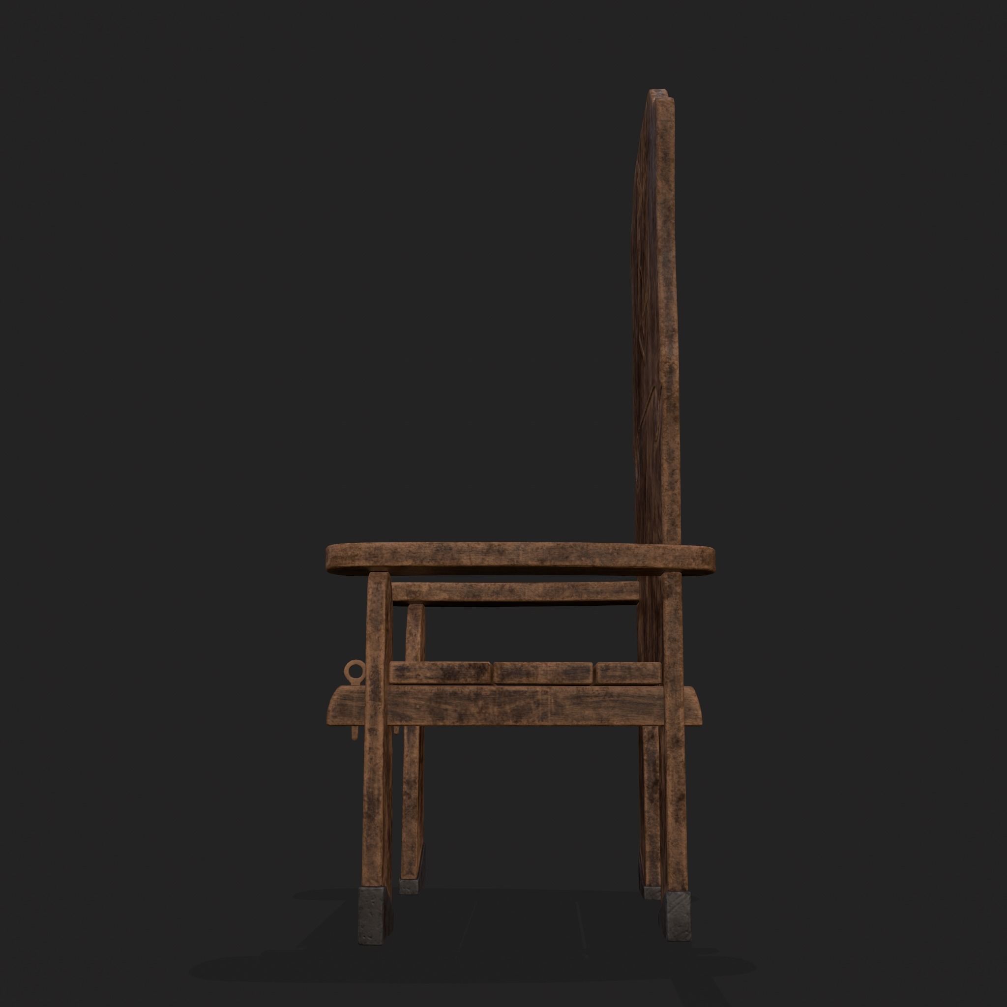 Tribe Chair Low-poly 3D model_19
