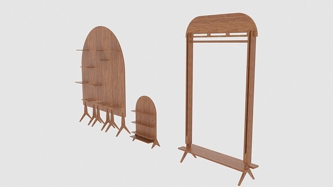 Retail Display Shelving Units 3D model