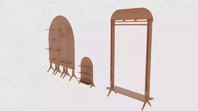 Retail Display Shelving Units 3D model