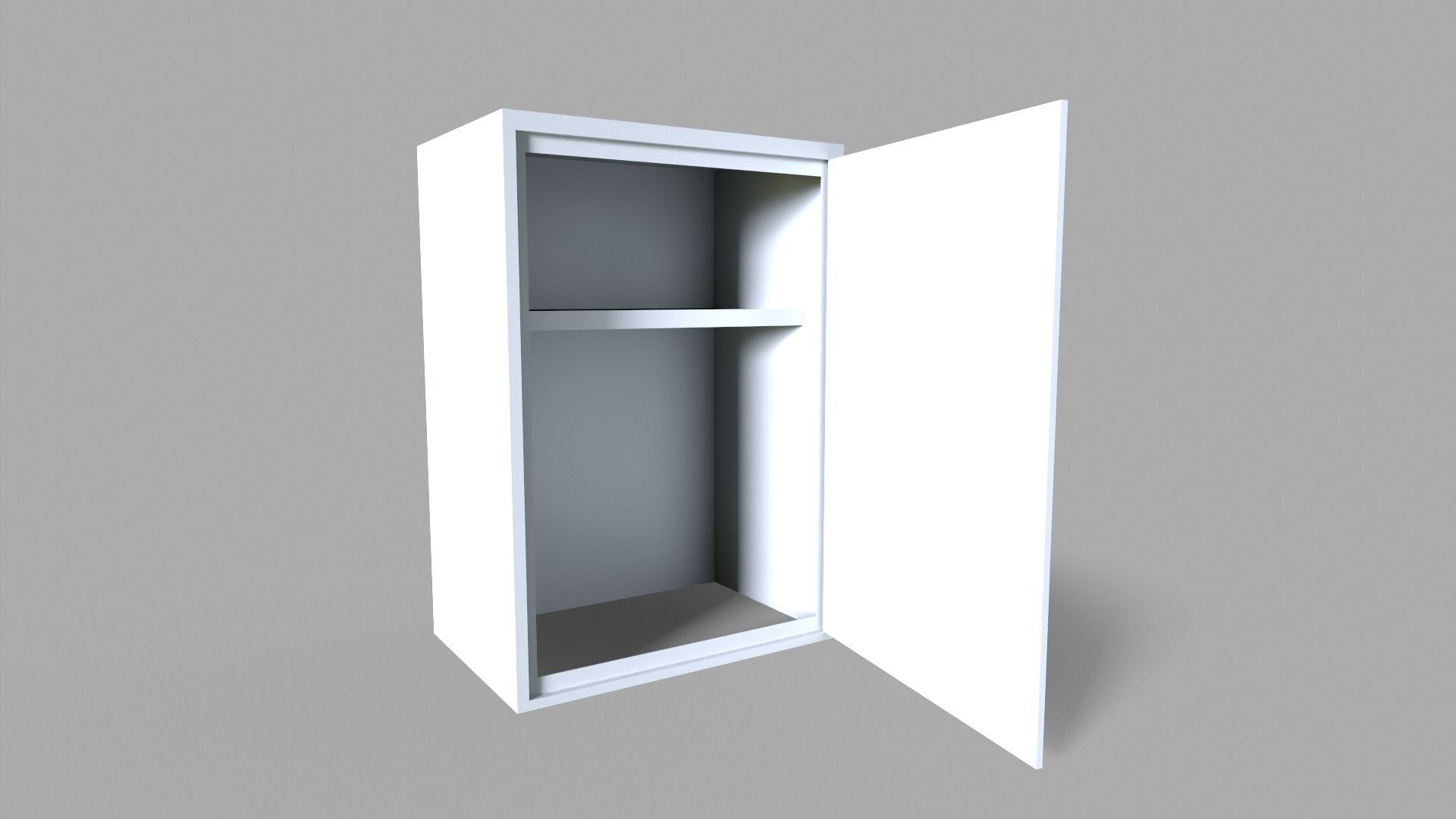 First Aid Cabinet Low-poly 3D model_1