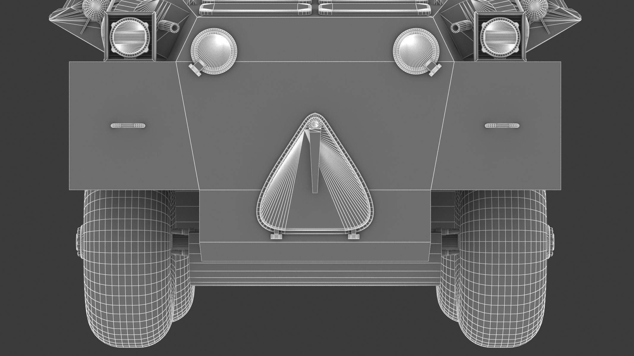9K31 Strela-1 Low Poly Low-poly 3D model_35