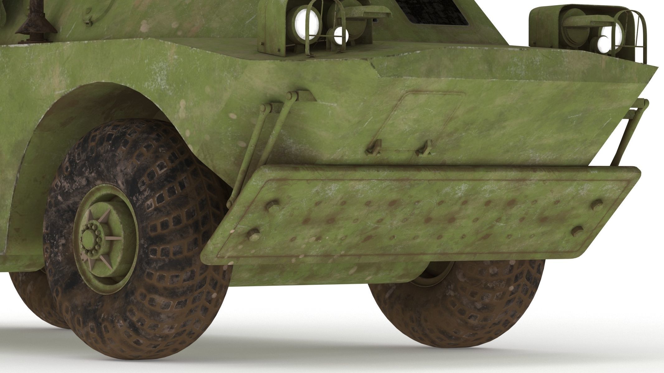 9K31 Strela-1 Low Poly Low-poly 3D model_12