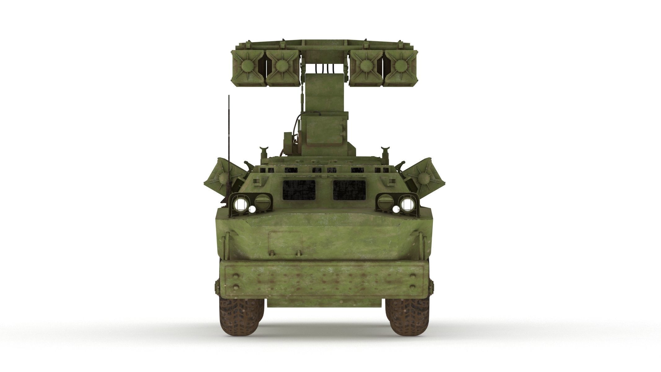 9K31 Strela-1 Low Poly Low-poly 3D model_1