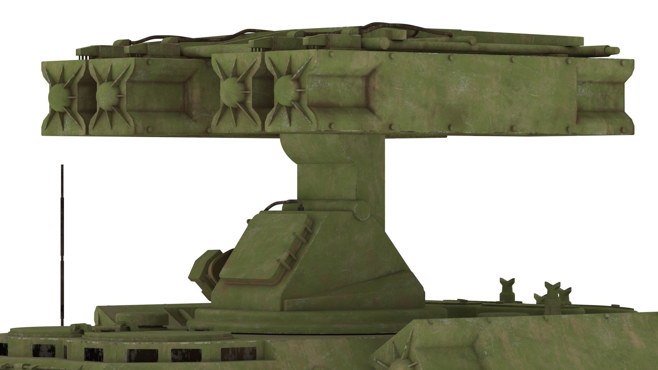 9K31 Strela-1 Low Poly Low-poly 3D model_10